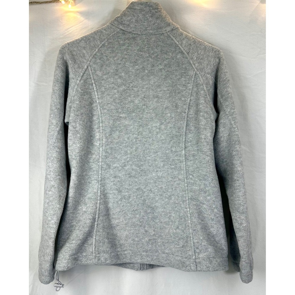 Columbia Bento Springs Full Zip Fleece Jacket Women's S Mock Neck Heather Gray - Picture 7 of 8